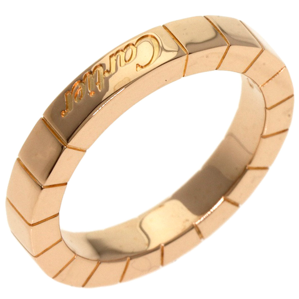 CARTIER   Laniere # 48 Ring  K18 Pink Gold Ladies [Used]
