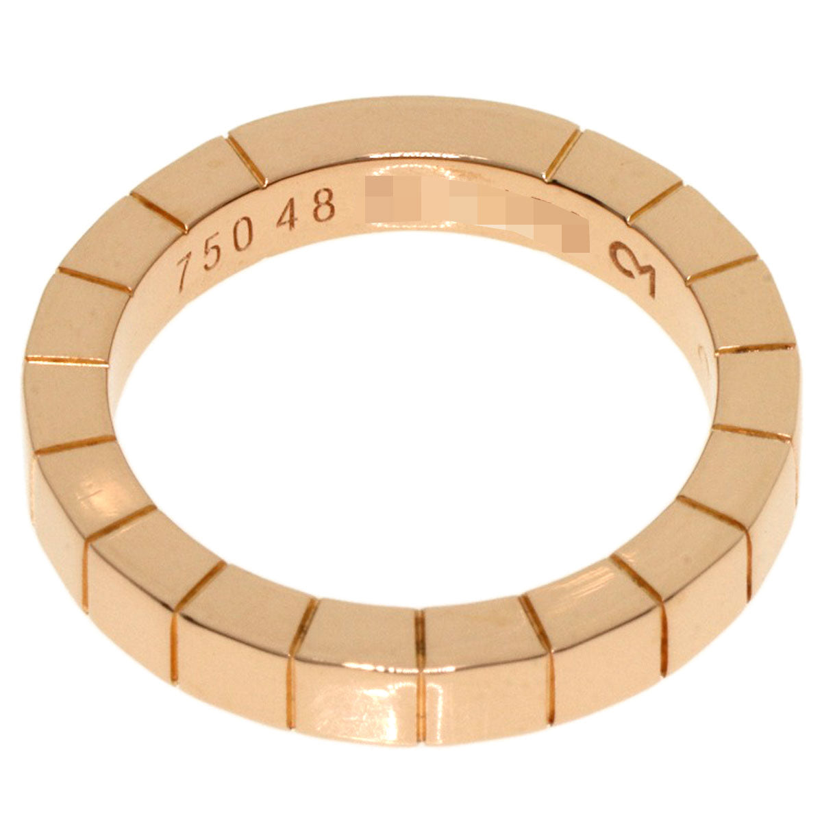 CARTIER   Laniere # 48 Ring  K18 Pink Gold Ladies [Used]