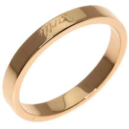 CARTIER Flat Band #58 Ring K18 Pink Gold Ladies [Used]
