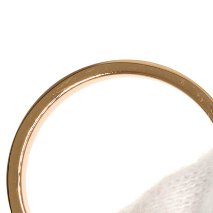 CARTIER Flat Band #58 Ring K18 Pink Gold Ladies [Used]