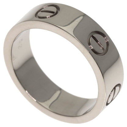 CARTIER love ring #52 Ring K18 White Gold Ladies [Used]