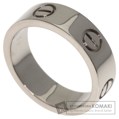 CARTIER love ring #52 Ring K18 White Gold Ladies [Used]
