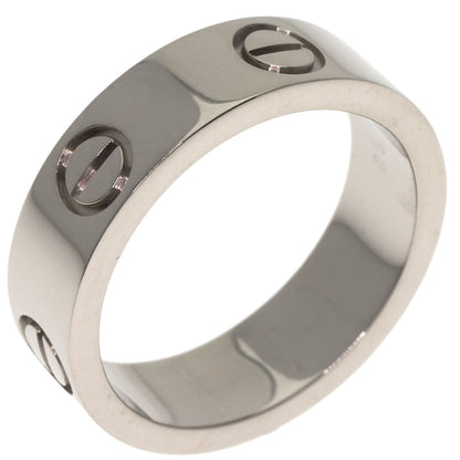 CARTIER love ring #52 Ring K18 White Gold Ladies [Used]