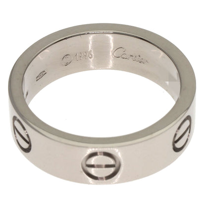 CARTIER love ring #52 Ring K18 White Gold Ladies [Used]
