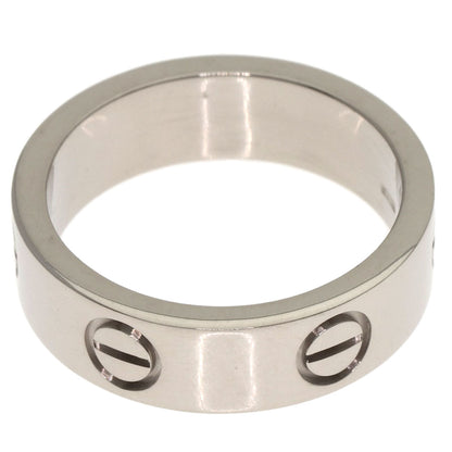 CARTIER love ring #52 Ring K18 White Gold Ladies [Used]
