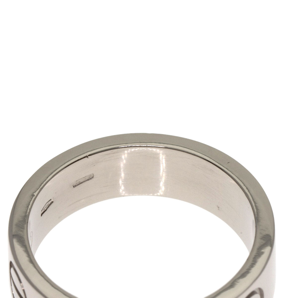 CARTIER love ring #52 Ring K18 White Gold Ladies [Used]