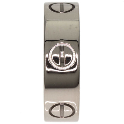 CARTIER love ring #49 Ring K18 White Gold Ladies [Used]