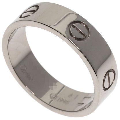 CARTIER   love ring #61 Ring  K18 White Gold unisex [Used]