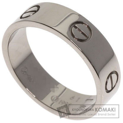 CARTIER   love ring #61 Ring  K18 White Gold unisex [Used]