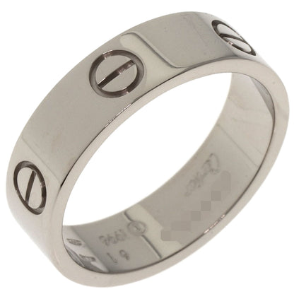 CARTIER   love ring #61 Ring  K18 White Gold unisex [Used]