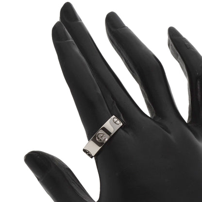 CARTIER   love ring #61 Ring  K18 White Gold unisex [Used]