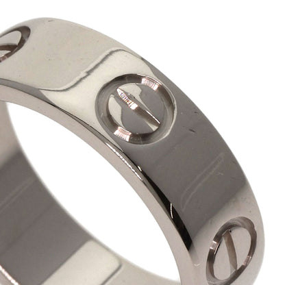 CARTIER love ring #50 Ring K18 White Gold Ladies [Used]