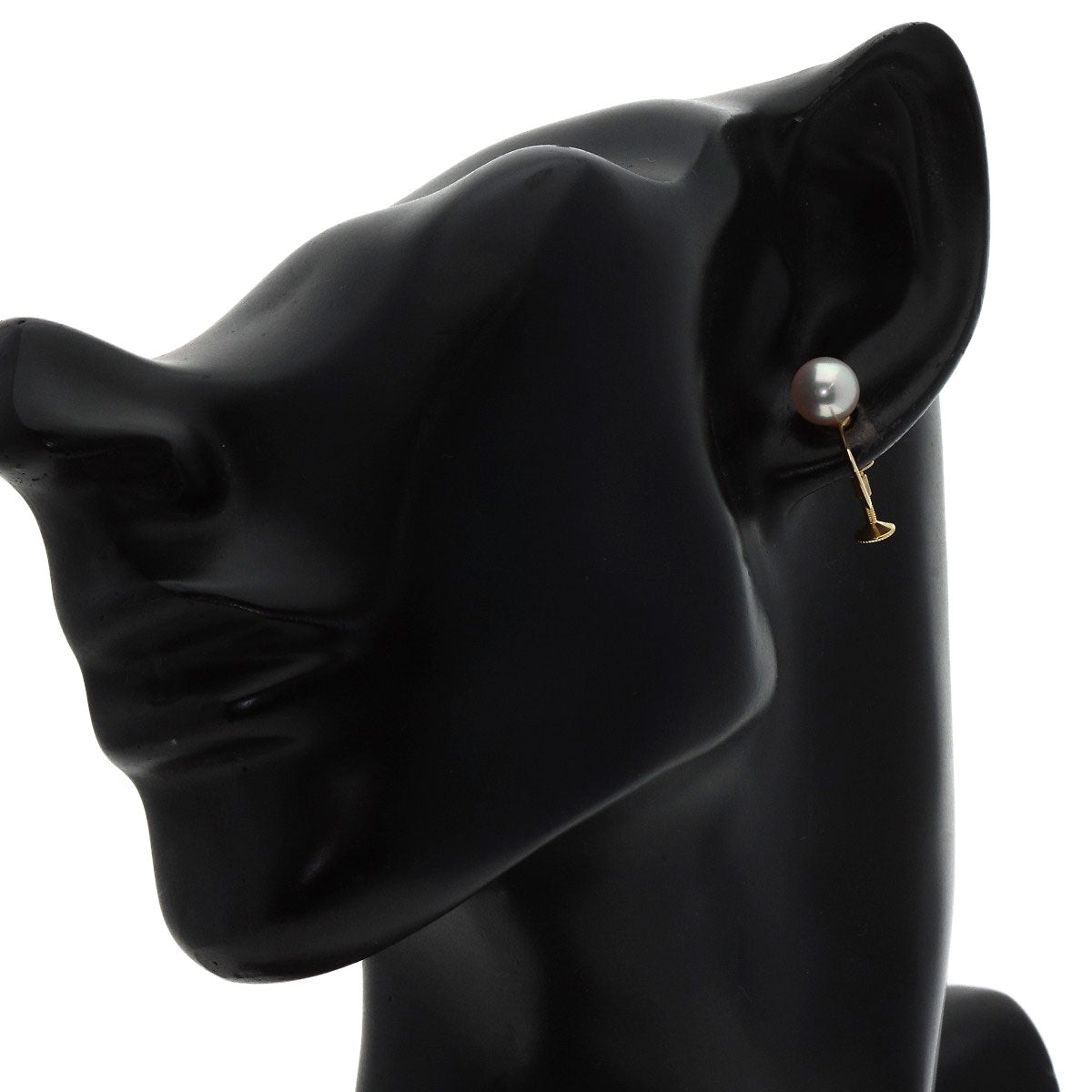 MIKIMOTO Pearl Pearl Earring K18 Yellow Gold Ladies [Used]