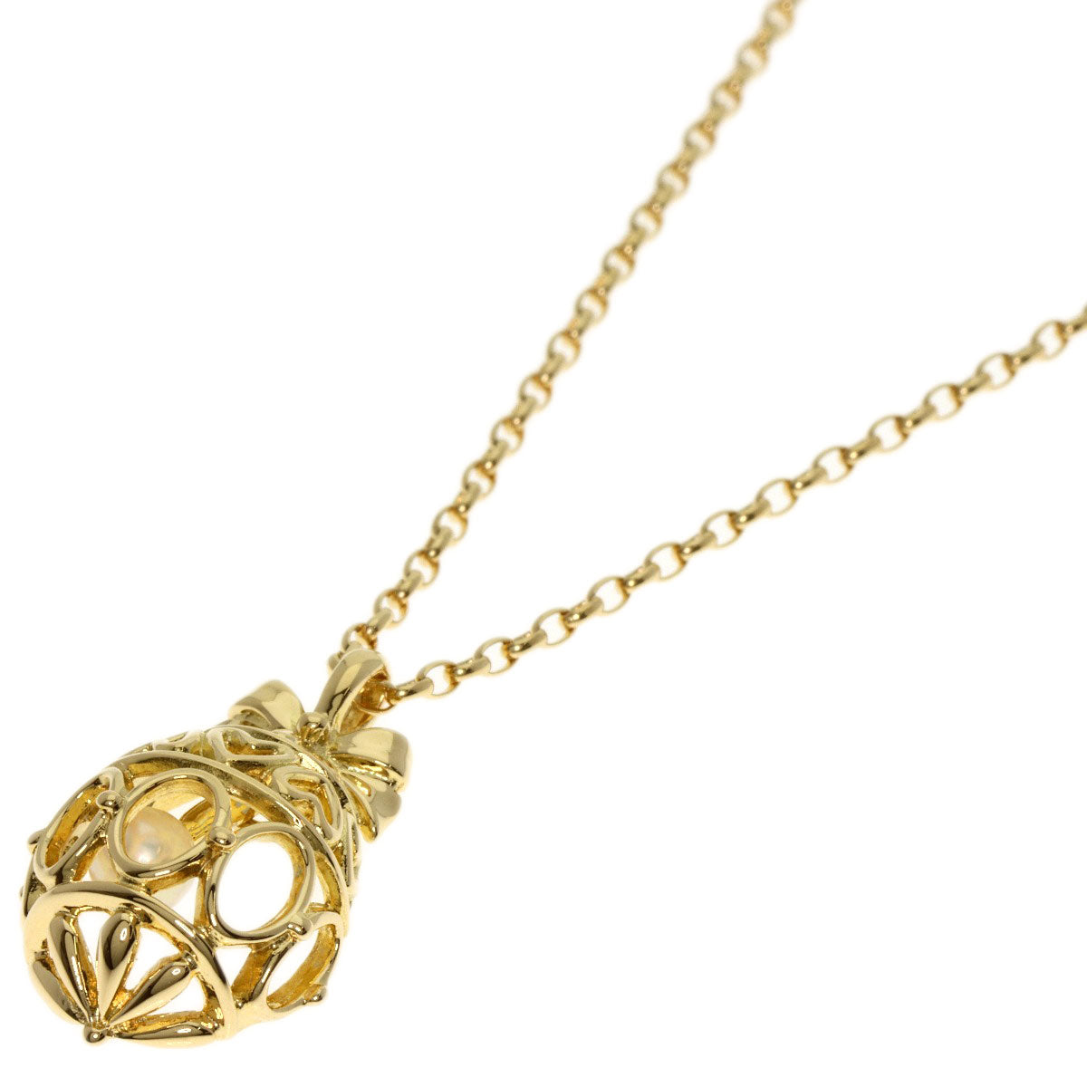 MIKIMOTO Baby pearl Pearl Necklace K18 Yellow Gold Ladies [Used]