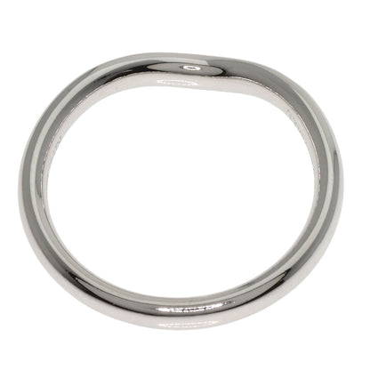 TIFFANY&Co. Curved band Diamond Ring Platinum PT950 Ladies [Used]