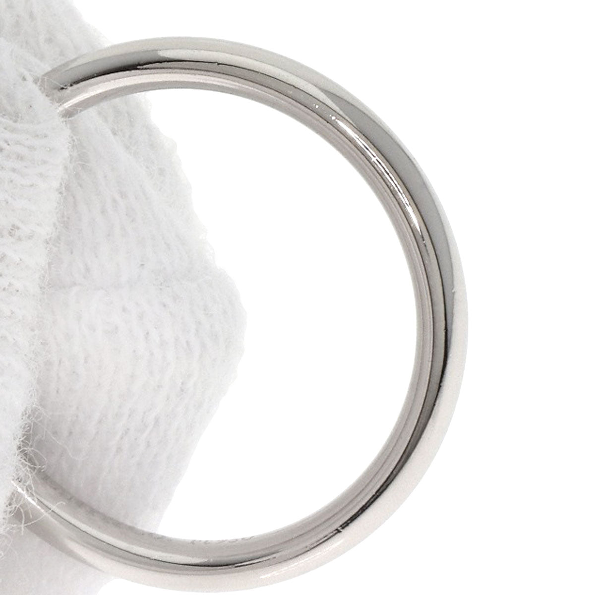 TIFFANY&Co. Curved band Diamond Ring Platinum PT950 Ladies [Used]