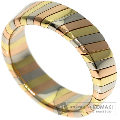 BVLGARI Tubogas Ring K18 Yellow Gold 18K Pink GoldLadies [Used]