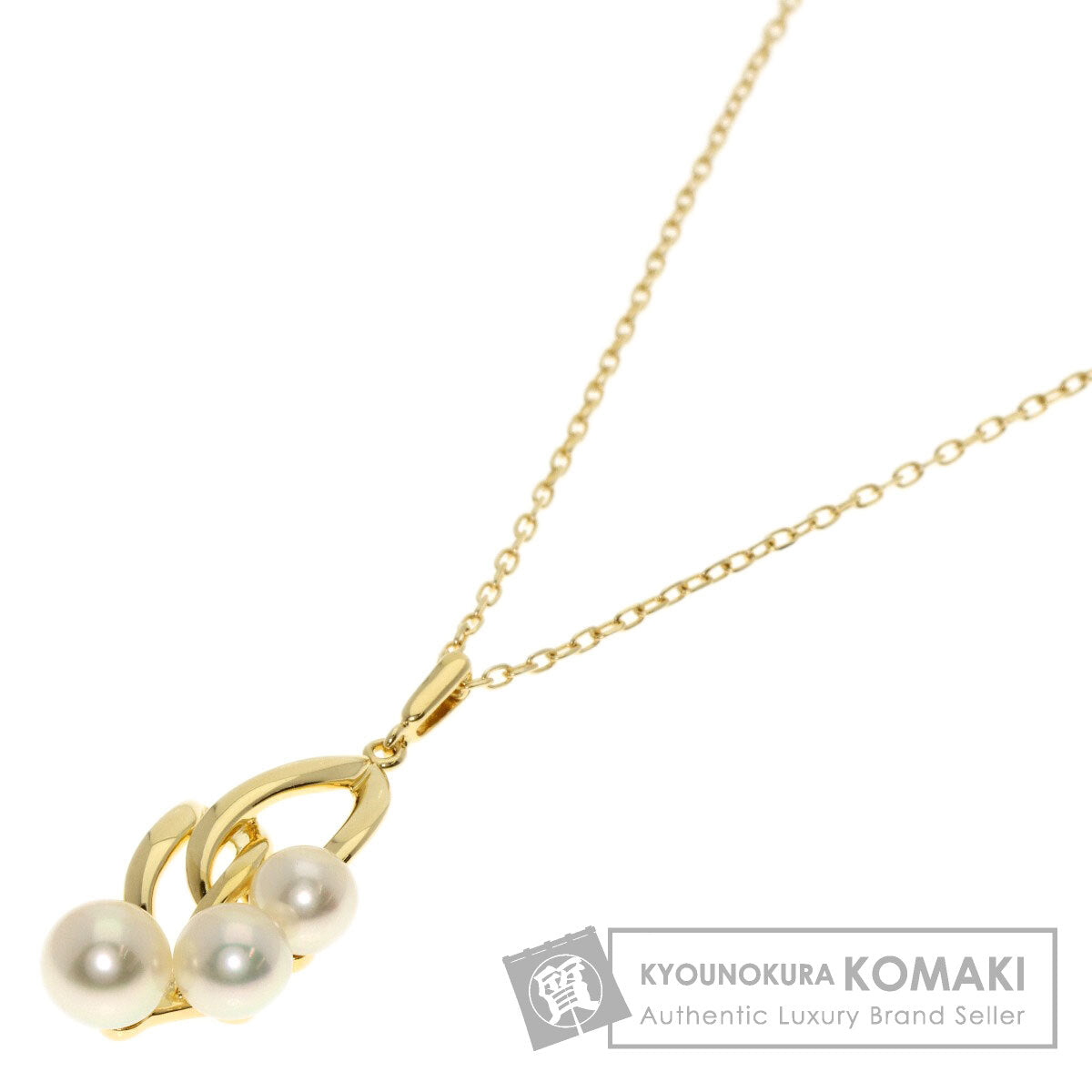 MIKIMOTO Reef Pearl Pearl Necklace K18 Yellow Gold Ladies [Used]