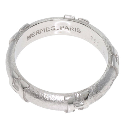 HERMES Fidelite #48 Ring K18 White Gold Ladies [Used]