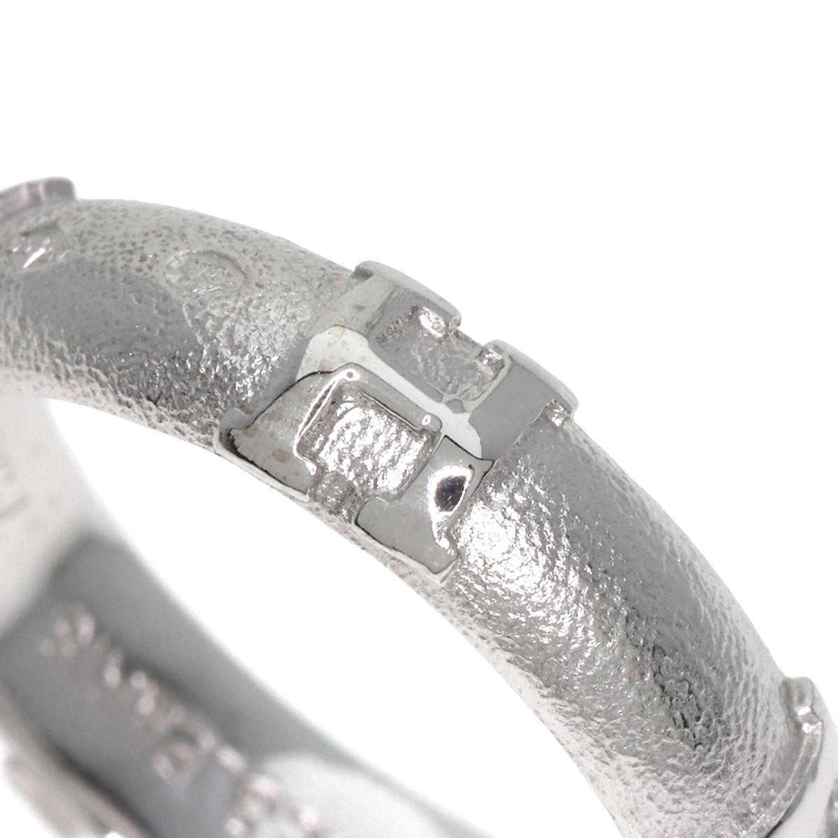 HERMES Fidelite #48 Ring K18 White Gold Ladies [Used]
