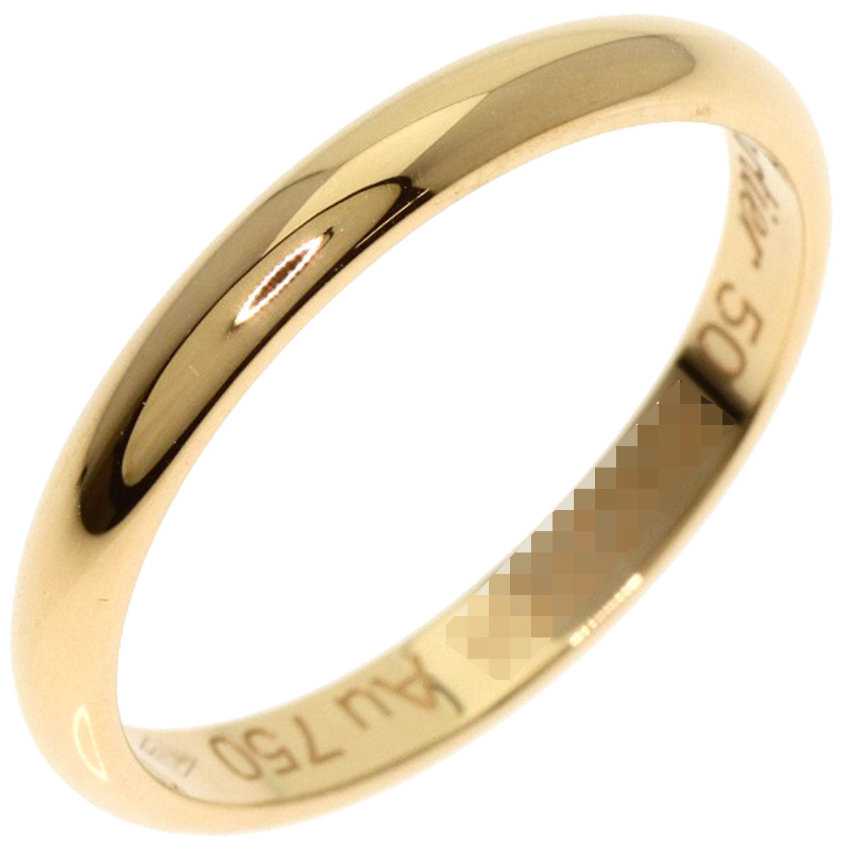 CARTIER Wedding #50 Ring K18 Yellow Gold Ladies [Used]
