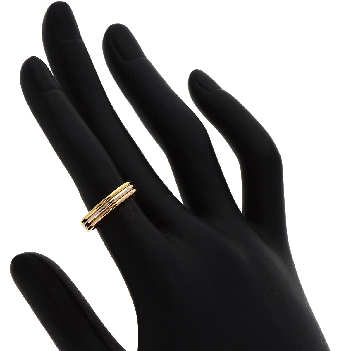 CARTIER Three colors # 48 Ring K18 Yellow Gold 18K Pink GoldLadies [Used]