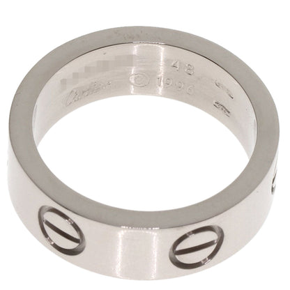 CARTIER love ring #48 Ring K18 White Gold Ladies [Used]