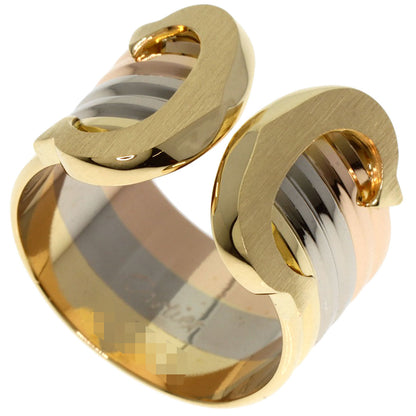 CARTIER 2C ring LM Ring K18 Yellow Gold K18 White GoldLadies [Used]