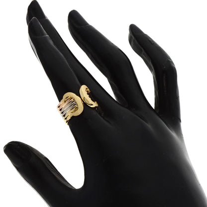 CARTIER 2C ring LM Ring K18 Yellow Gold K18 White GoldLadies [Used]