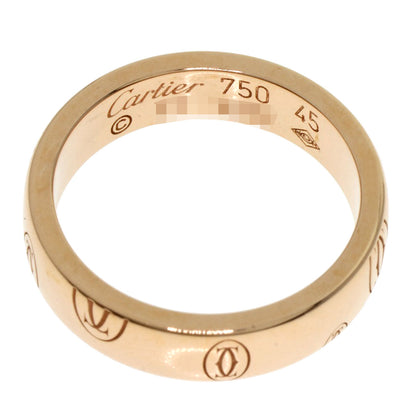 CARTIER   Happy Birthday #45 Ring  K18 Pink Gold Ladies [Used]