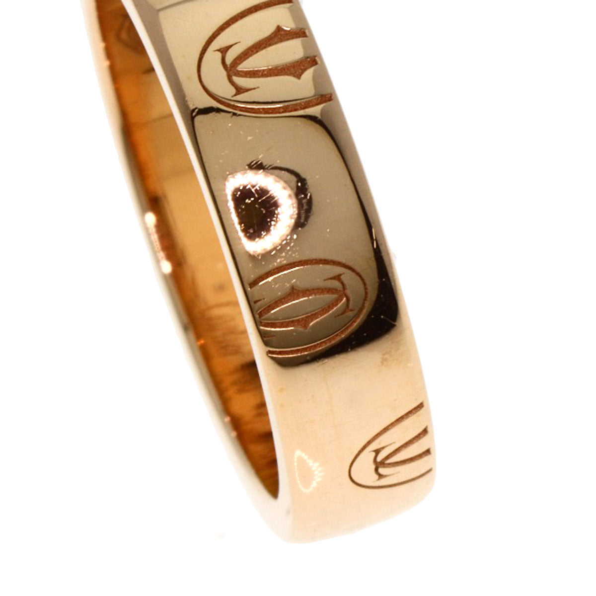 CARTIER   Happy Birthday #45 Ring  K18 Pink Gold Ladies [Used]