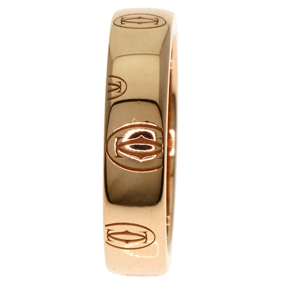 CARTIER   Happy Birthday #45 Ring  K18 Pink Gold Ladies [Used]