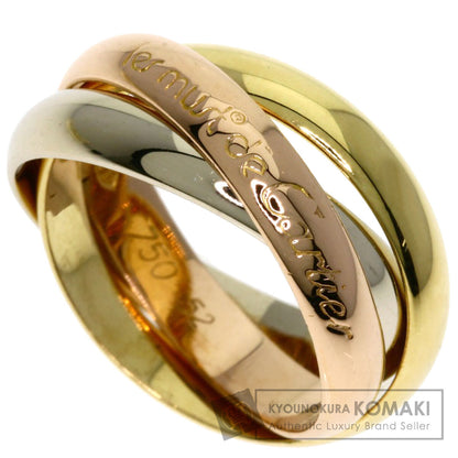 CARTIER Trinity Ring K18 Yellow Gold K18 White GoldLadies [Used]