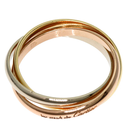 CARTIER Trinity XS #49 Ring K18 Yellow Gold 18K Pink GoldLadies [Used]