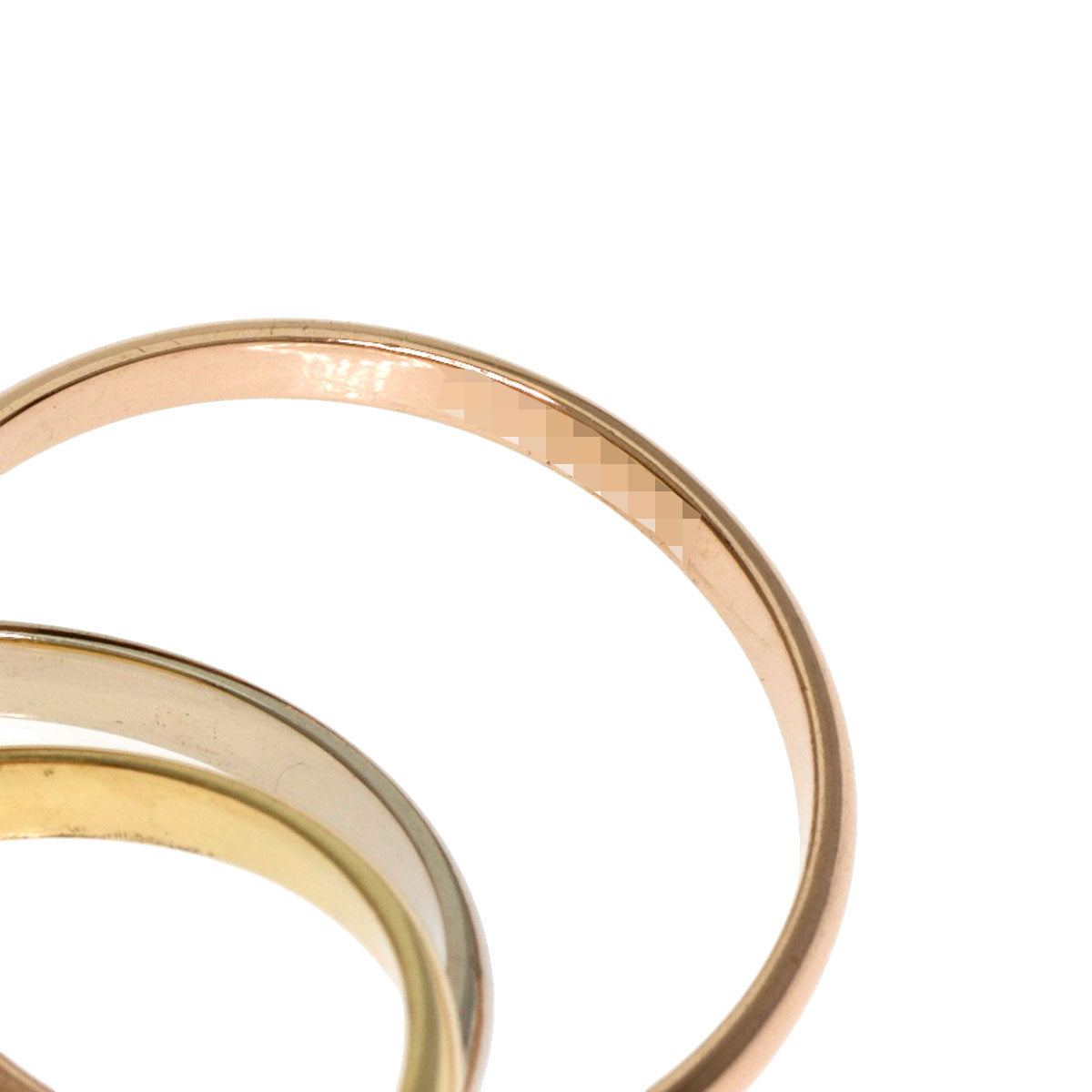 CARTIER Trinity XS #49 Ring K18 Yellow Gold 18K Pink GoldLadies [Used]