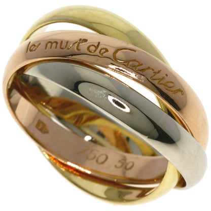 CARTIER Trinity Ring K18 Yellow Gold K18 White GoldLadies [Used]