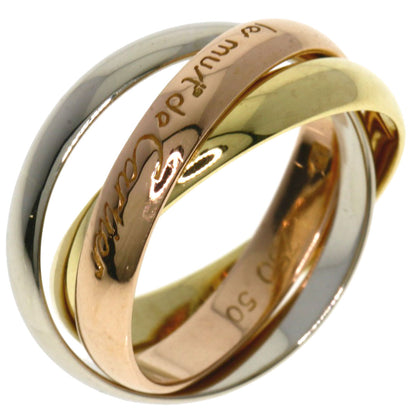 CARTIER Trinity Ring K18 Yellow Gold K18 White GoldLadies [Used]