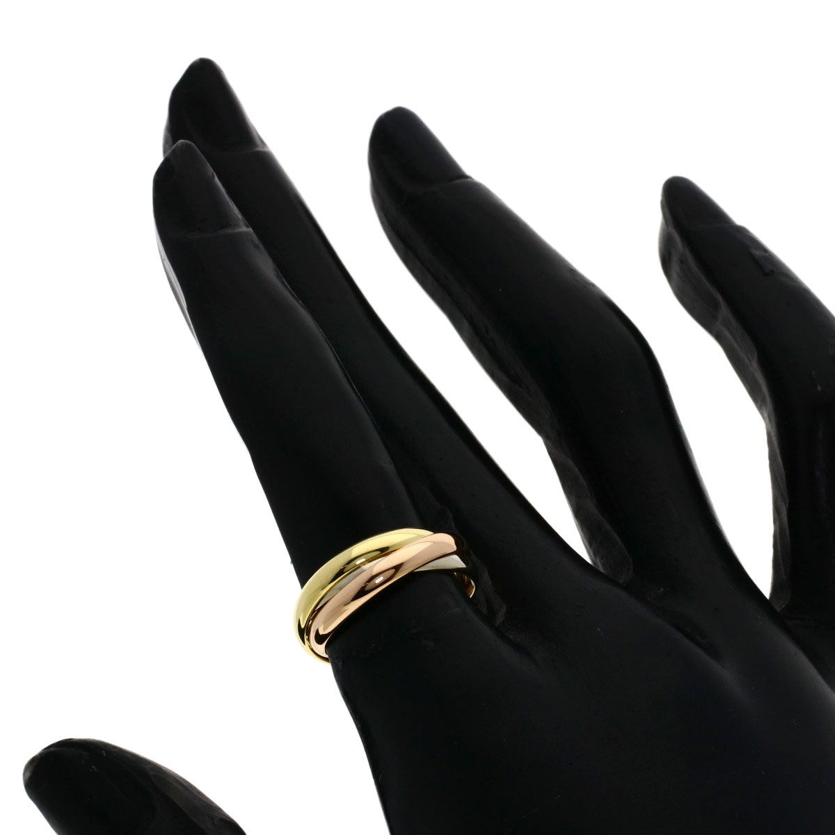 CARTIER Trinity SM #48 Ring K18 Yellow Gold K18 White GoldLadies [Used]