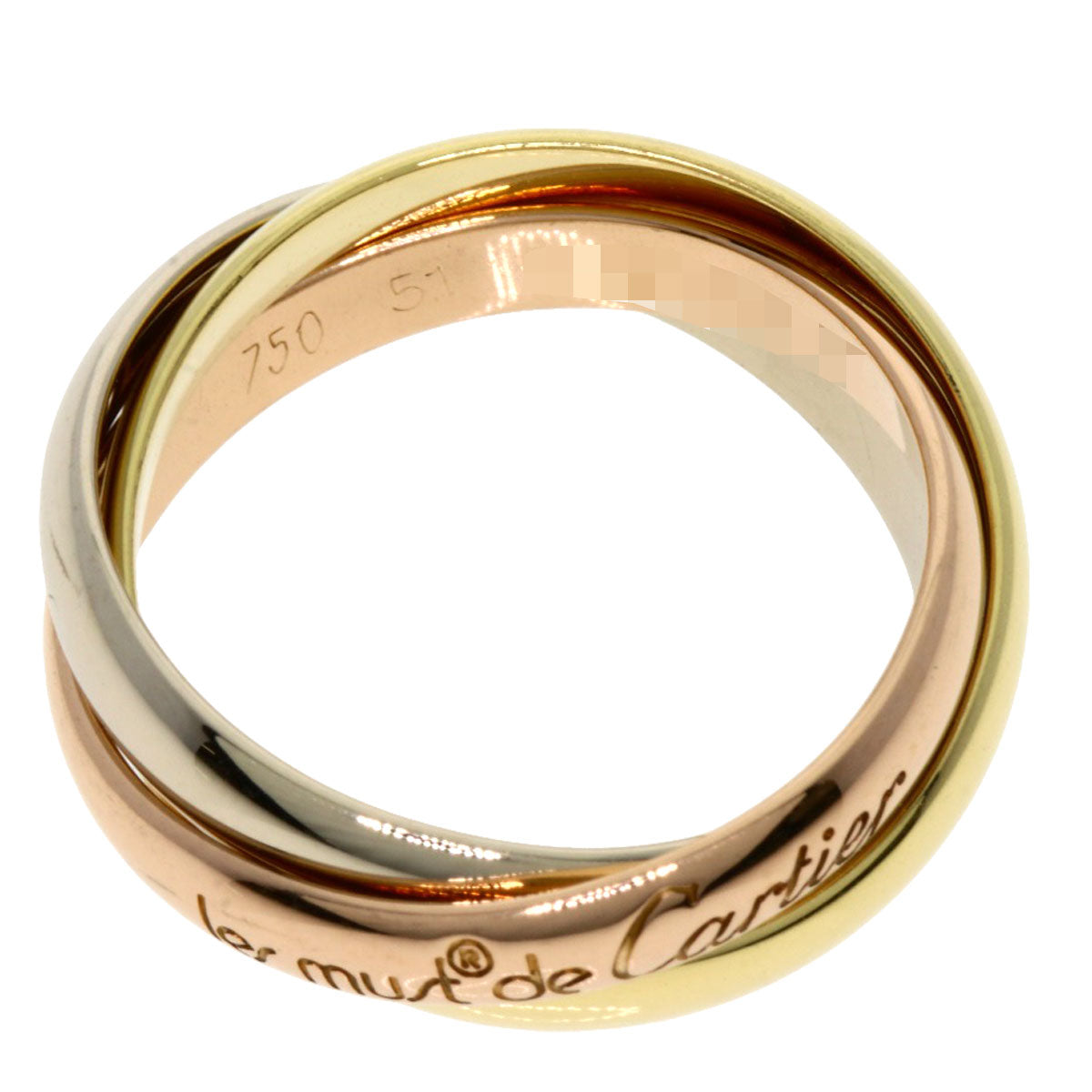 CARTIER   Trinity #51 Ring  K18 Yellow Gold K18 White GoldLadies [Used]