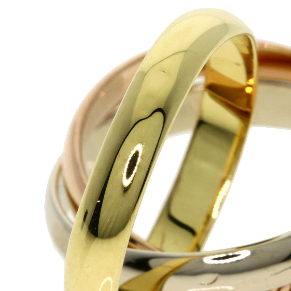 CARTIER   Trinity #51 Ring  K18 Yellow Gold K18 White GoldLadies [Used]