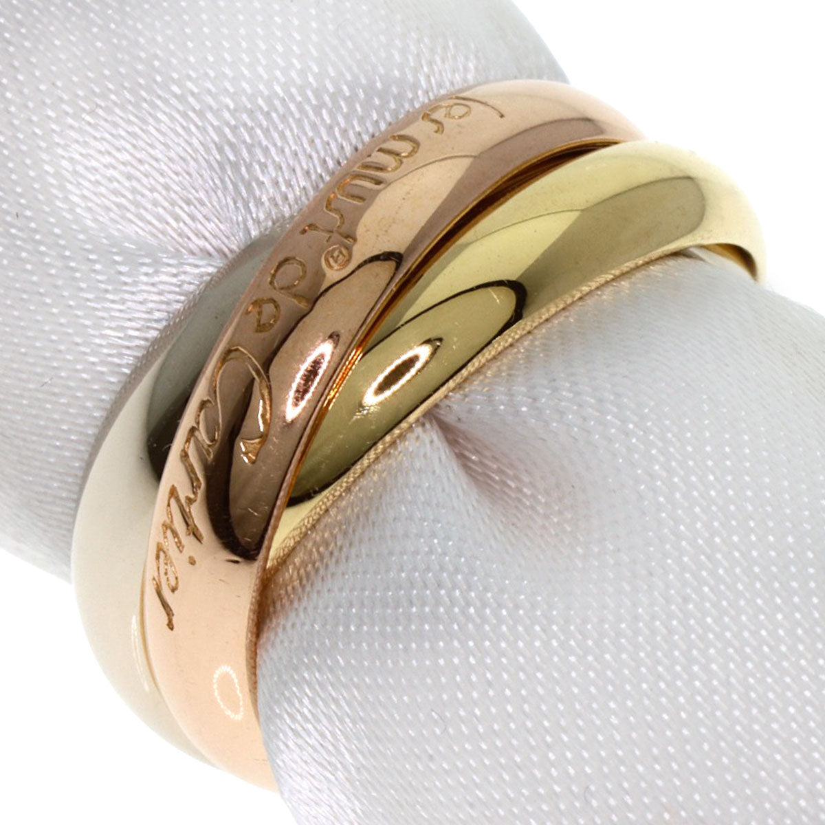 CARTIER Trinity #49 Ring K18 Yellow Gold K18 White GoldLadies [Used]