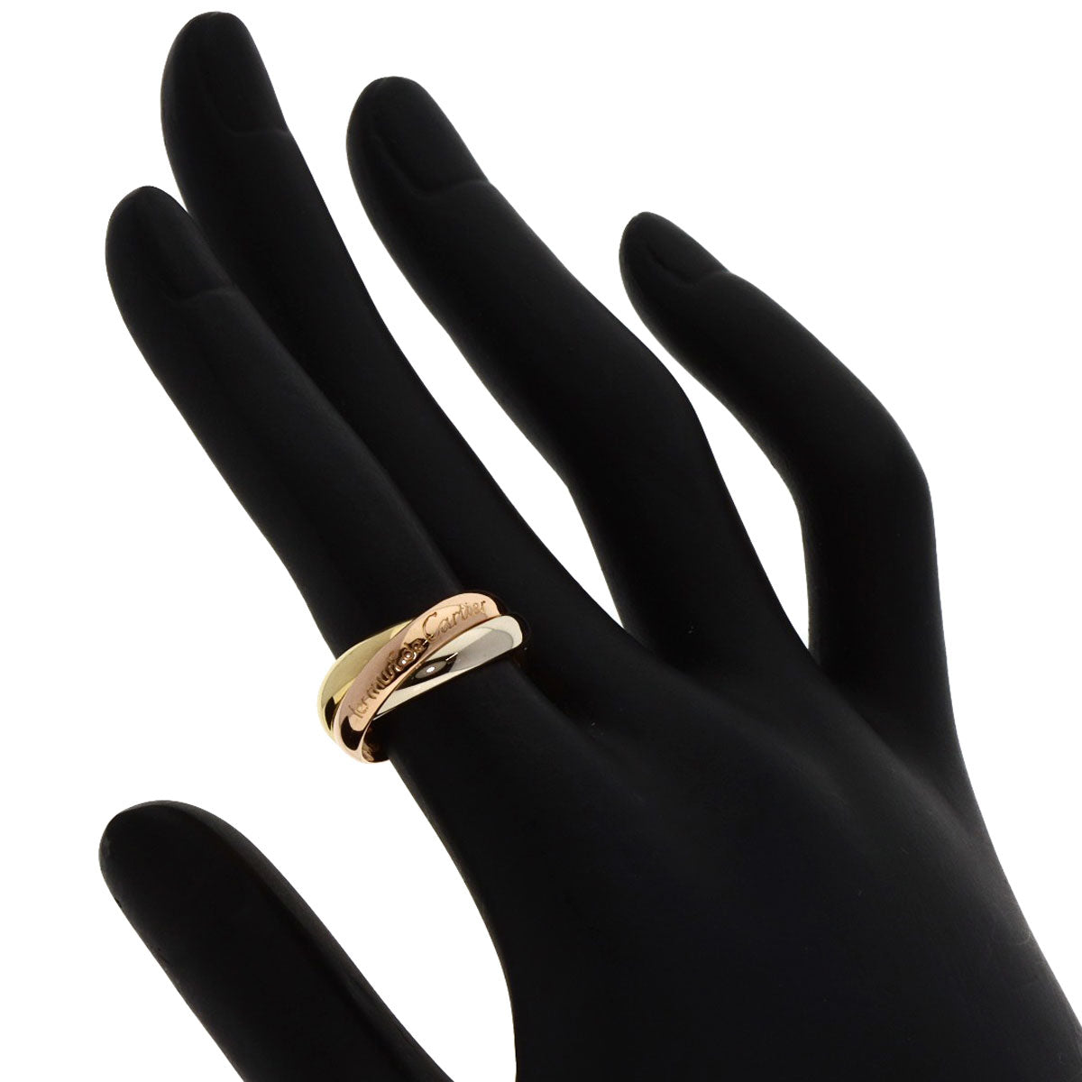 CARTIER Trinity #49 Ring K18 Yellow Gold K18 White GoldLadies [Used]