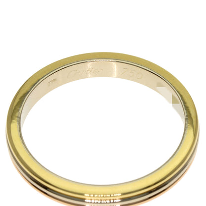 CARTIER Wedding Band #58 Ring K18 Yellow Gold 18K Pink GoldLadies [Used]