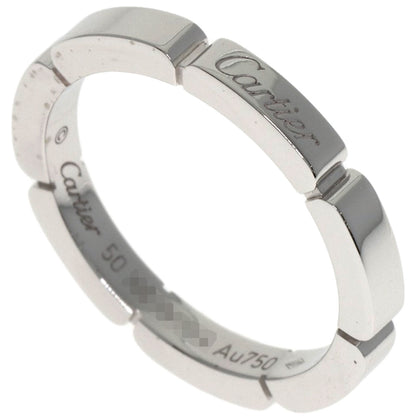 CARTIER Mayon PANTHERE # 50 Ring K18 White Gold Ladies [Used]