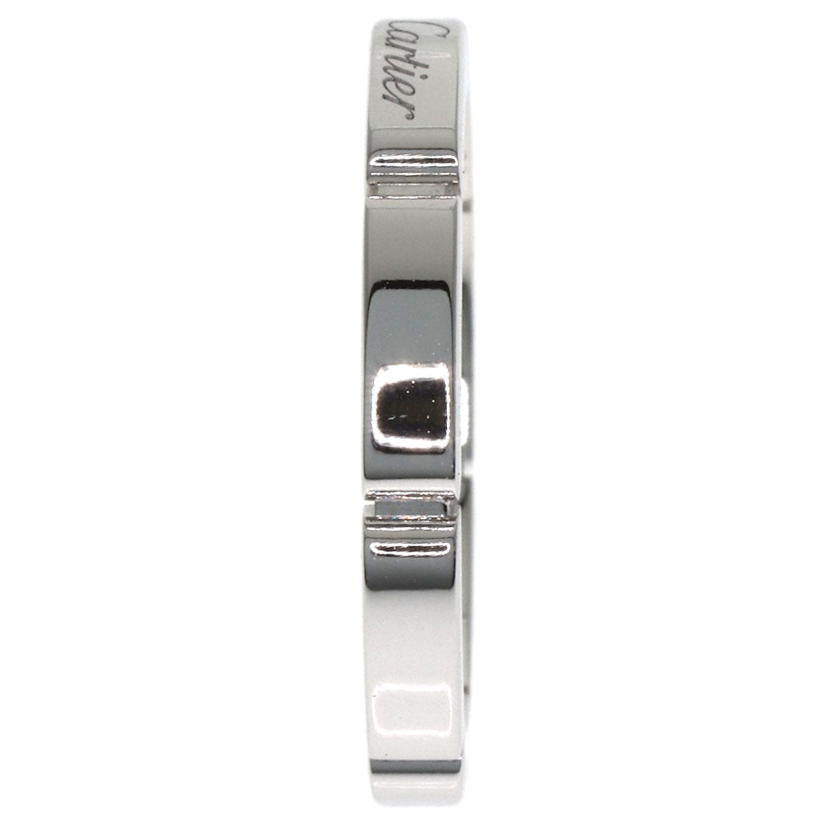 CARTIER Mayon PANTHERE # 50 Ring K18 White Gold Ladies [Used]