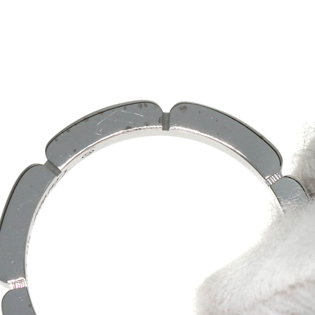 CARTIER Mayon PANTHERE # 50 Ring K18 White Gold Ladies [Used]