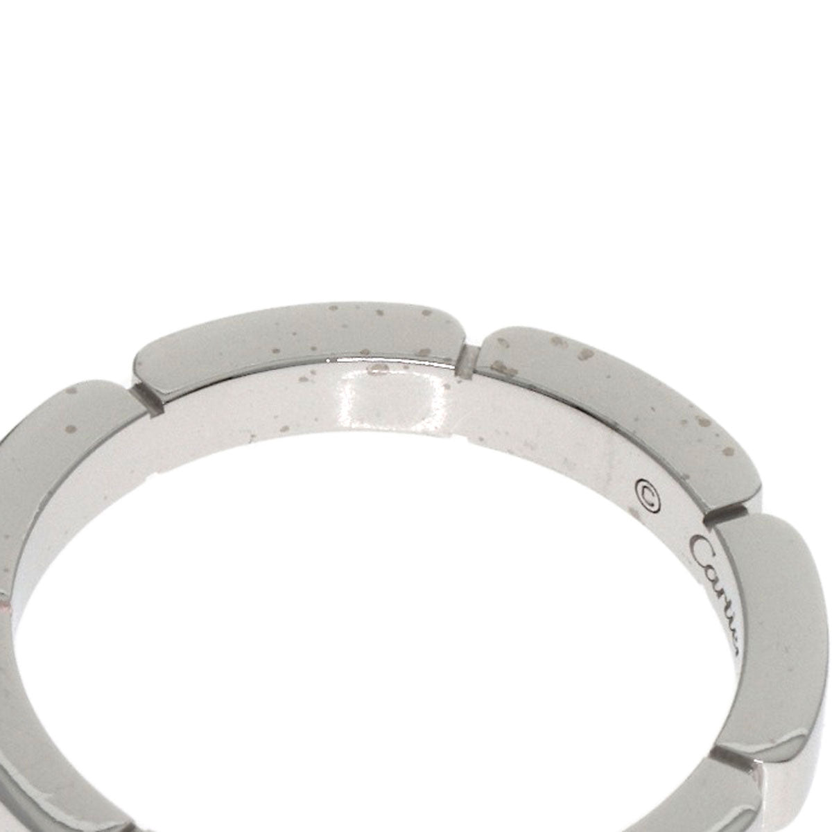 CARTIER Mayon PANTHERE # 50 Ring K18 White Gold Ladies [Used]