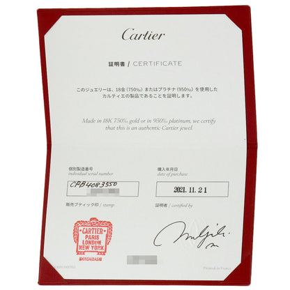 CARTIER Mayon PANTHERE # 50 Ring K18 White Gold Ladies [Used]