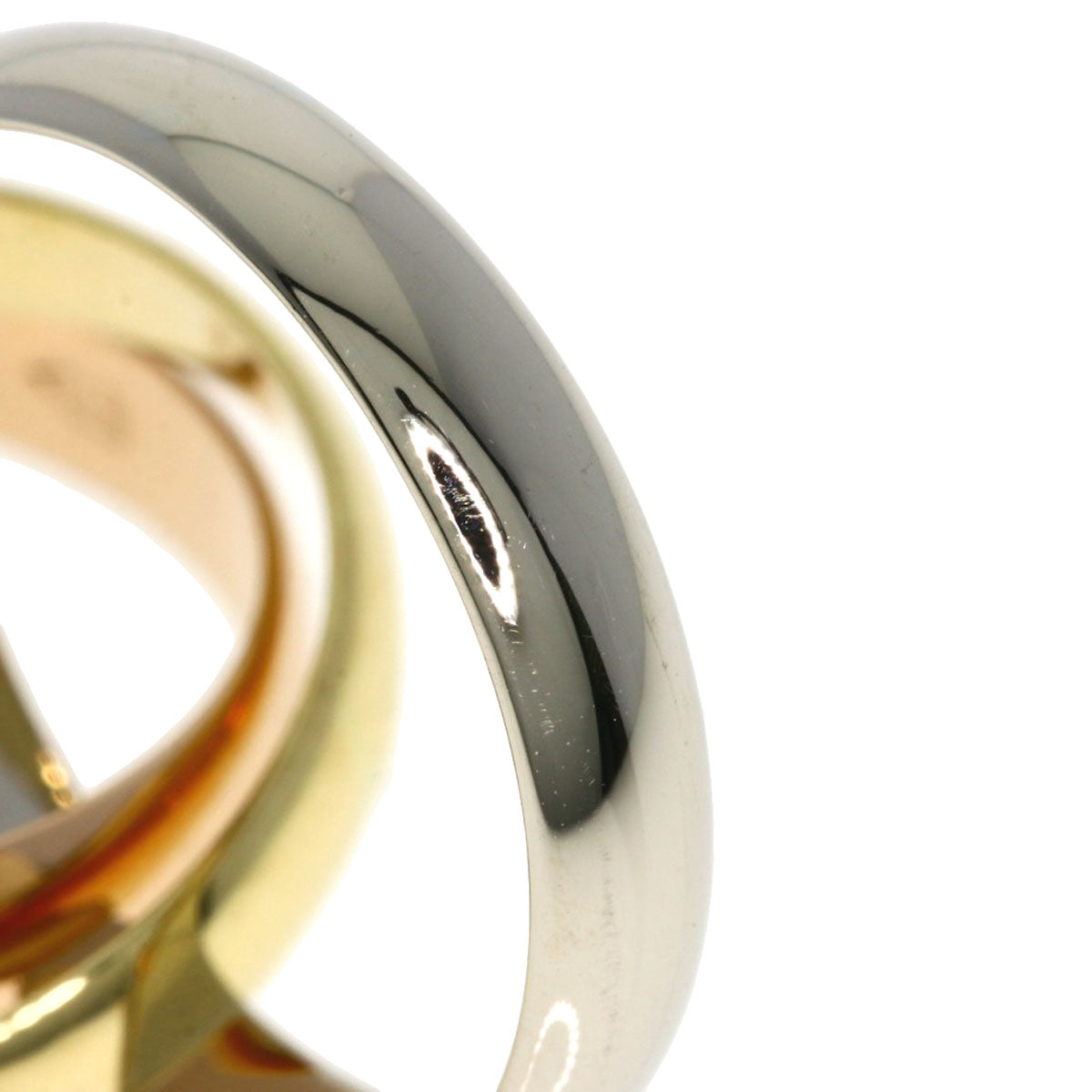 CARTIER Trinity #49 Ring K18 Yellow Gold K18 White GoldLadies [Used]