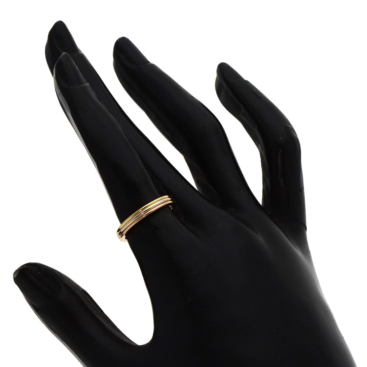 CARTIER   Three color # 50 Ring  K18 Yellow Gold K18 White GoldLadies [Used]